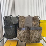 FENDI new backpack Brown/Black Size:46*40*25