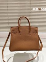 Hermès Birkin Togo Calf Gold Hardware chestnut size: 30/ 25 - Image 6