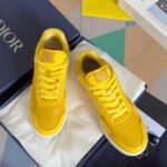 Dior B27 Oblique Galaxy Stone print casual sneakers yellow couple size W: 35-41 / M:38-46 note shoes size when you fill shipping address - Image 2