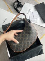 CELINE presbycia cowhide underarm bag size: 23*19*7cm - Image 2