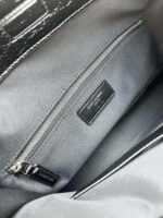 YSL NIKI Wrinkled retro oil wax skin Shoulder and backbody tote bag black 577999 size: 33*27*11.5 cm - Image 5