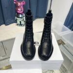 Balenciaga round toe button ankle boots cowhide size: 35-39（40.41customized）note shoes size when you fill shipping address - Image 6