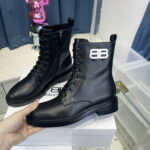 Balenciaga round toe button ankle boots cowhide size: 35-39（40.41customized）note shoes size when you fill shipping address - Image 8