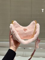 Prada Fluffy hobo Three-piece set handbag size:21cm - Image 4