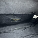 YSL MONOGRAM SAINT LAURENT LOU quilted leather camera bag black with gold hardware 520534 size: 23*16*6CM - Image 7