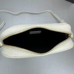 YSL MONOGRAM SAINT LAURENT LOU quilted leather camera bag white with gold hardware 520534 size: 23*16*6CM - Image 5