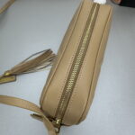 YSL MONOGRAM SAINT LAURENT LOU quilted leather camera bag khaki with gold hardware 520534 size: 23*16*6CM - Image 5