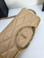 YSL25 New arrival Handbag Crossbody bag apricot 71314 size: 25*20cm - Image 2