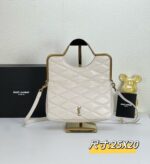 YSL25 New arrival Handbag Crossbody bag white 71314 size: 25*20cm - Image 5