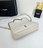 YSL25 New arrival Handbag Crossbody bag white 71314 size: 25*20cm - Image 6