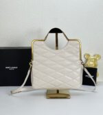 YSL25 New arrival Handbag Crossbody bag white 71314 size: 25*20cm - Image 7
