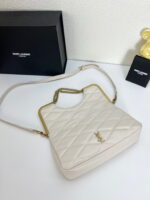 YSL25 New arrival Handbag Crossbody bag white 71314 size: 25*20cm - Image 4