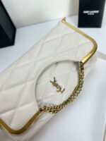 YSL25 New arrival Handbag Crossbody bag white 71314 size: 25*20cm - Image 2