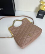 YSL25 New arrival Handbag Crossbody bag Leather pink 71314 size: 25*20cm - Image 5
