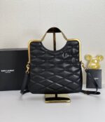 YSL25 New arrival Handbag Crossbody bag black 71314 size: 25*20cm - Image 7