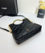 YSL25 New arrival Handbag Crossbody bag black 71314 size: 25*20cm - Image 4