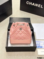 CHANEL Gabrielle Cowhide rgyle backpack 4 colors size: 23*23*10cm - Image 3