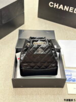CHANEL Gabrielle Cowhide rgyle backpack 4 colors size: 23*23*10cm - Image 2