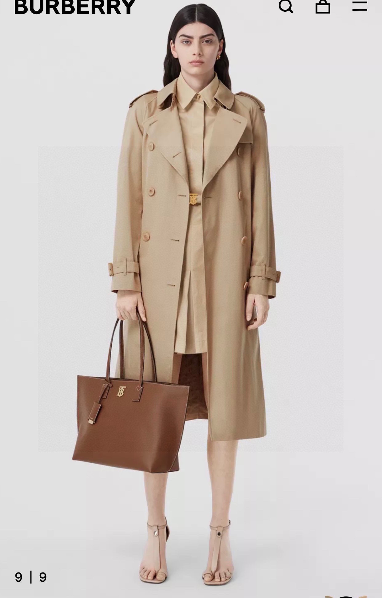 i1752291927911_9654_0_2 Burberry tote Shopping bag black brown size: 34*26cm - Image 1