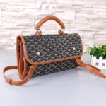 Goyard Backpack black with earthy yellow size:32*14*37cm - Image 3