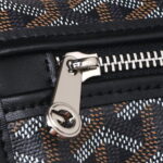 Goyard Backpack Black Collapsible shoulder strap detachable size: 32*14*37cm - Image 7
