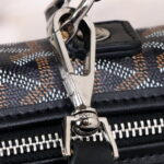 Goyard Backpack Black Collapsible shoulder strap detachable size: 32*14*37cm - Image 2