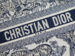 Dior book tote 3D Three-dimensional relief embroidery size: 36cm - Image 5