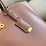 Burberry tote Shopping bag black brown size: 34*26cm - Image 9