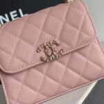 Chanel dark horse Kelly lychee colored cowhide long handle bag - Image 3