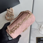 Chanel dark horse Kelly lychee colored cowhide long handle bag - Image 6