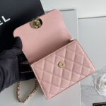 Chanel dark horse Kelly lychee colored cowhide long handle bag - Image 4