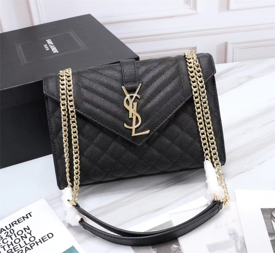 微信图片_20231002133358.jpg YSL Saint Laurent leather chain crossbody bag - Image 1
