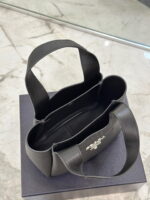 Prada Litchi print calf mini Picotin bag size:15.5*18*10cm - Image 9