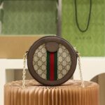 GUCCI / GG OPHIDIA GG Round bag size: 18*18*4.5cm - Image 9