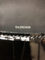 Balenciaga hourglass crocodile with black buckle size S: 19*8*21cm  L: 23x10x24cm - Image 9